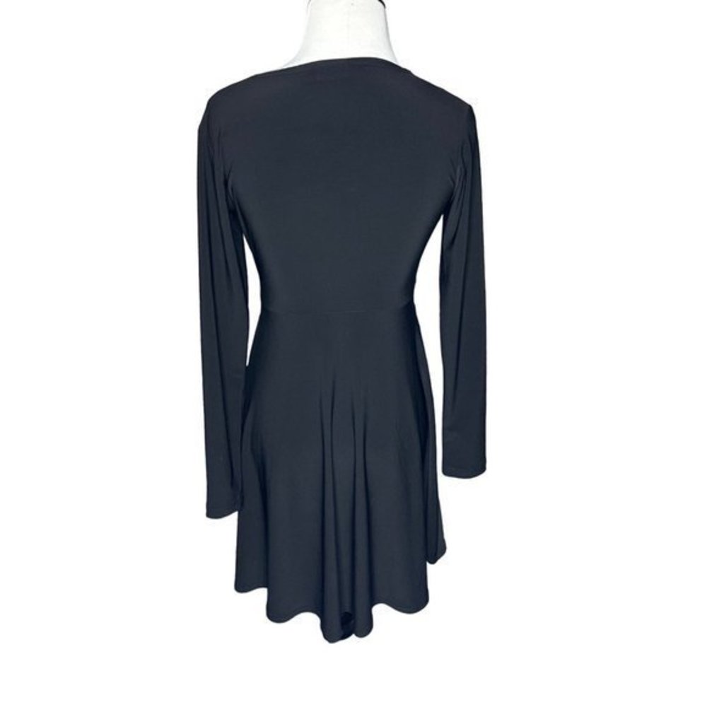 Sympli The‎ Best Black Long Sleeve Midi Dress Size 2 - Picture 3 of 5